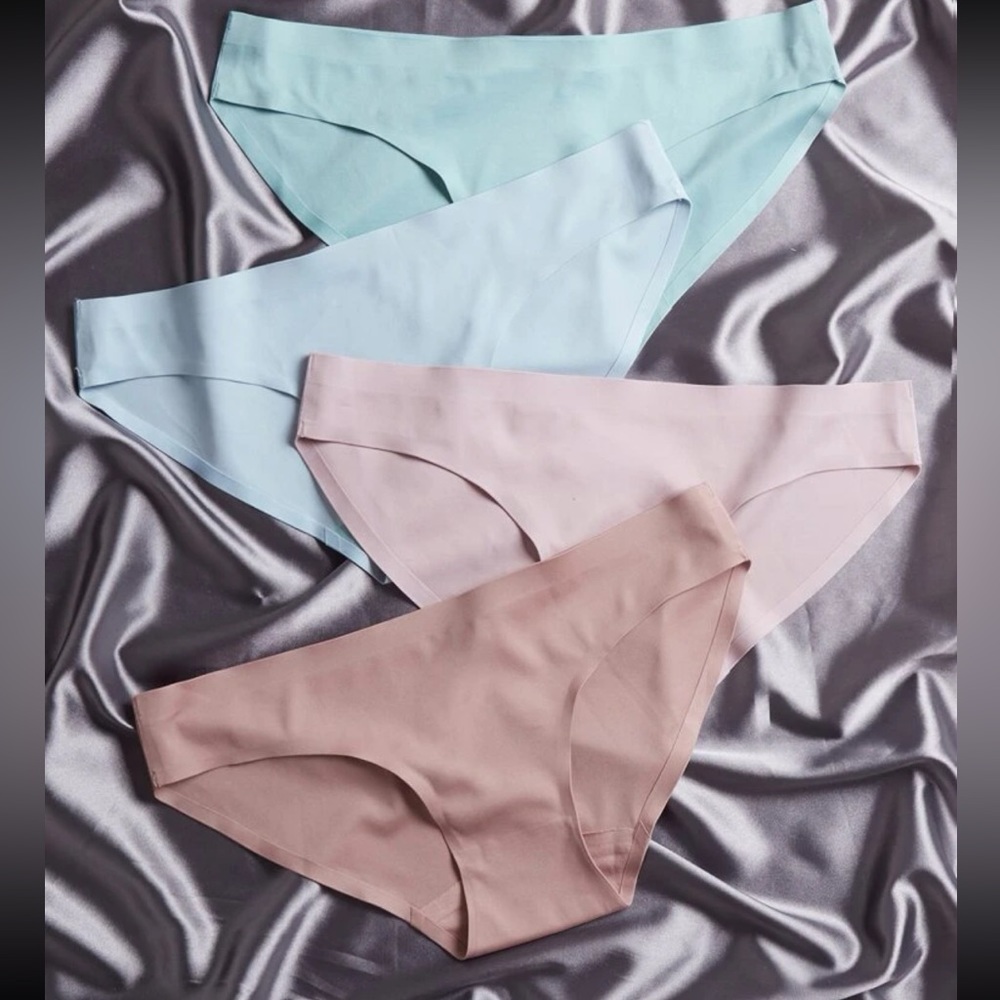 No Show Microfober Panty Set - Medium